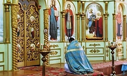 Прихожане села Жилино встретили престольный праздник в день Благовещения