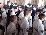 Состоялась торжественная церемония посвящения в кадеты воспитанников Острогожского филиала Горожанского казачьего корпуса