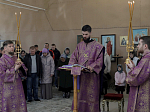 В Неделю 5-ю Великого поста Преосвященнейший епископ Дионисий совершил Литургию в храме Успения Пресвятой Богородицы г. Калач