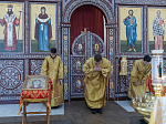 Епископ Дионисий совершил воскресное богослужение в Воскресенском соборном храме Белогорского мужского монастыря
