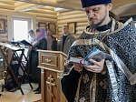 В Великий вторник епископ Дионисий совершил литургию Преждеосвященных Даров в храме Великомученика и Победоносца Георгия, с. Пасеково Кантемировского района