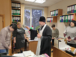 Священник поздравил сотрудников администрации Кантемировского муниципального района с праздником Крещения Господня