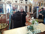 Праздничное богослужение в храме с. Новотолучеевка