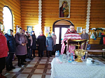 В храме Великомученика Димитрия Солунского села Березняги Петропавловского района молитвенно отметили престольный праздник