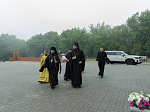 В Неделю 8-ю по Пятидесятнице епископ Дионисий совершил Божественную литургию в Воскресенском соборе Белогорского мужского монастыря