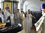 Епископ Россошанский и Острогожский Дионисий совершил отпевание новопреставленного иеромонаха Антония (Зубова)