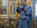 В праздник Благовещения Пресвятой Богородицы епископ Россошанский и Острогожский Дионисий совершил Божественную литургию в храме Вознесения Господня города Калач