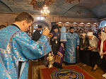 Правящий Архиерей возглавил престольные торжества храма Покрова Пресвятой Богородицы города Павловска