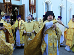 В Свято-Тихоновском соборном храме города Острогожска отметили престольный праздник торжественным соборным богослужением