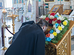 Епископ Россошанский и Острогожский Дионисий возглавил служение Божественной литургии в Свято-Ильинском кафедральном соборе г. Россоши