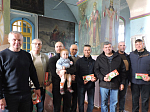 В Спасском храме села Ближняя Полубянка Острогожского района поздравили прихожан с Днем отца