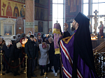 В Неделю 2-ю Великого поста Преосвященнейший епископ Дионисий совершил Литургию свт. Василия Великого в Свято-Ильинском кафедральном соборе города Россошь