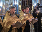 Глава Воронежской митрополии совершил молебен на Новолетие в Благовещенском кафедральном соборе