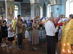 В Спасском храме села Ближняя Полубянка Острогожского района совершена Литургия и молебен о учащих и учащихся