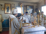 Епископ Россошанский и Острогожский освятил храм во имя Архангела Михаила в Репьёвском районе