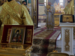 В Неделю 11-ю по Пятидесятнице епископ Дионисий возглавил воскресное богослужение в Свято-Ильинском кафедральном соборе города Россошь