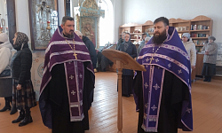 В Казанском храме совершили молебен в честь 50-летия архипастырской хиротонии Патриарха Московского и всея Руси Кирилла