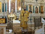 Преосвященнейший епископ Дионисий возглавил воскресное богослужение в Свято-Ильинском кафедральном соборе города Россошь