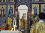 Архипастырь совершил воскресное богослужение в Воскресенском соборном храме Белогорского мужского монастыря