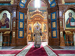 Митрополит Воронежский и Лискинский Сергий возглавил воскресное богослужение в Благовещенском кафедральном соборе