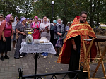 Молитва на месте утраченного храма: в селе Рудня совершили водосвятный молебен в день памяти Иоанна Крестителя