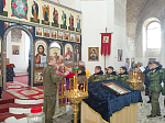 Кадеты помолились на литургии