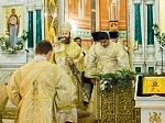 Глава Россошанской епархии совершил Всенощное бдение в Свято-Ильинском кафедральном соборе