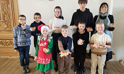 Воспитанники воскресной группы при храме Преображения Господня села Заброды приняли участие в мастер-классе в честь Сорока мучеников