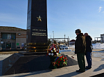 Открытие памятного знака в с. Новая Калитва