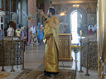 В праздник Крещения Руси епископ Дионисий совершил Божественную литургию в Свято-Ильинском кафедральном соборе города Россоши