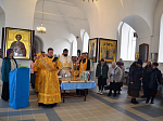 Ковчег с мощами Тихона Задонского в павловском благочинии