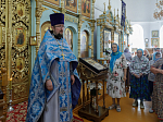 Преосвященнейший епископ Дионисий возглавил торжества престольного праздника храма иконы Божией Матери Казанская поселка Каменка