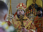 Епископ Россошанский и Острогожский Дионисий совершил Божественную литургию в Костомаровском епархиальном монастыре