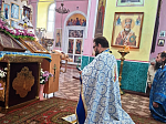 Приход храма в селе Пришиб молитвенно отметил праздник Покрова Пресвятой Богородицы и десятилетие пастырского служения иерея Евгения Чорноус