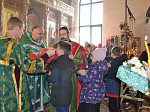  В Космо-Дамиановском храме села Краснолипье Репьевского района молитвенно отметили престольное торжество храма
