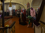 В пятницу 2-й седмицы Великого поста правящий архиерей совершил Литургию Преждеосвященных Даров в Казанском храме с. Гнилое