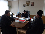 Священнослужители встретились с начальником ОВД