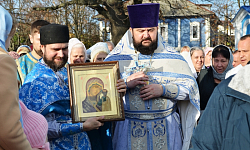 Престольный праздник в Казанском храме г. Павловск