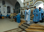 В преддверии престольного праздника епископ Дионисий совершил всенощное бдение в Казанском храме города Павловска