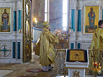 В Прощеное воскресенье Правящий Архиерей совершил Божественную литургию в Свято-Ильинском кафедральном соборе города Россошь