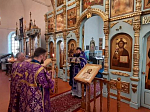 В Неделю 5-ю Великого поста в Казанском храме совершили Божественную литургию святителя Василия Великого