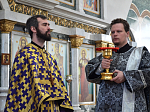 Освящение колива в Казанском храме Павловска