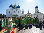 В день памяти преподобного Сергия Радонежского епископ Дионисий сослужил Предстоятелю Русской Православной Церкви за Литургией в Троице-Сергиевой лавре