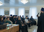 Делегация Калачеевского церковного округа приняла участие в пленарном заседании Митрофановских церковно-исторических чтений