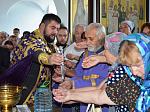 Праздничная Литургия и водосвятный молебен в Казанском храме г. Павловска
