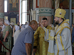 В канун праздника Всех святых, в земле Российской просиявших, Архипастырь совершил всенощное бдение в Ильинском кафедральном соборе Россоши