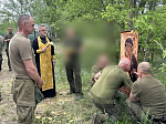Священнослужитель посетил одно из военных подразделений Вооруженных сил Российской Федерации