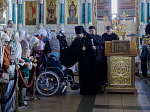 В Неделю 16-ю по Пятидесятнице епископ Дионисий возглавил воскресное богослужение в Свято-Ильинском кафедральном соборе города Россошь