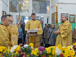 Архипастырь совершил Божественную литургию в храме Благовещения Пресвятой Богородицы села Лосево Павловского района