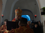 Преосвященнейший Сергий, епископ Борисоглебский и Бутурлиновский совершил Божественную литургию в Костомаровском Спасском женском монастыре